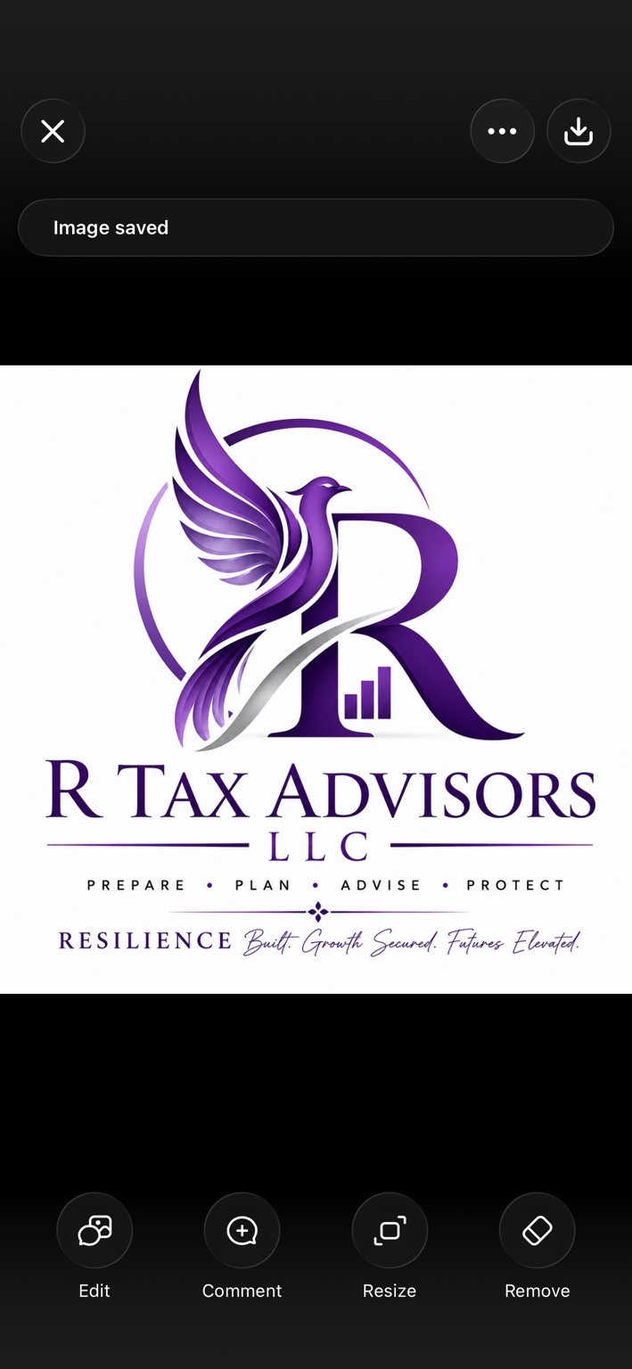 R Tax Advisors logo